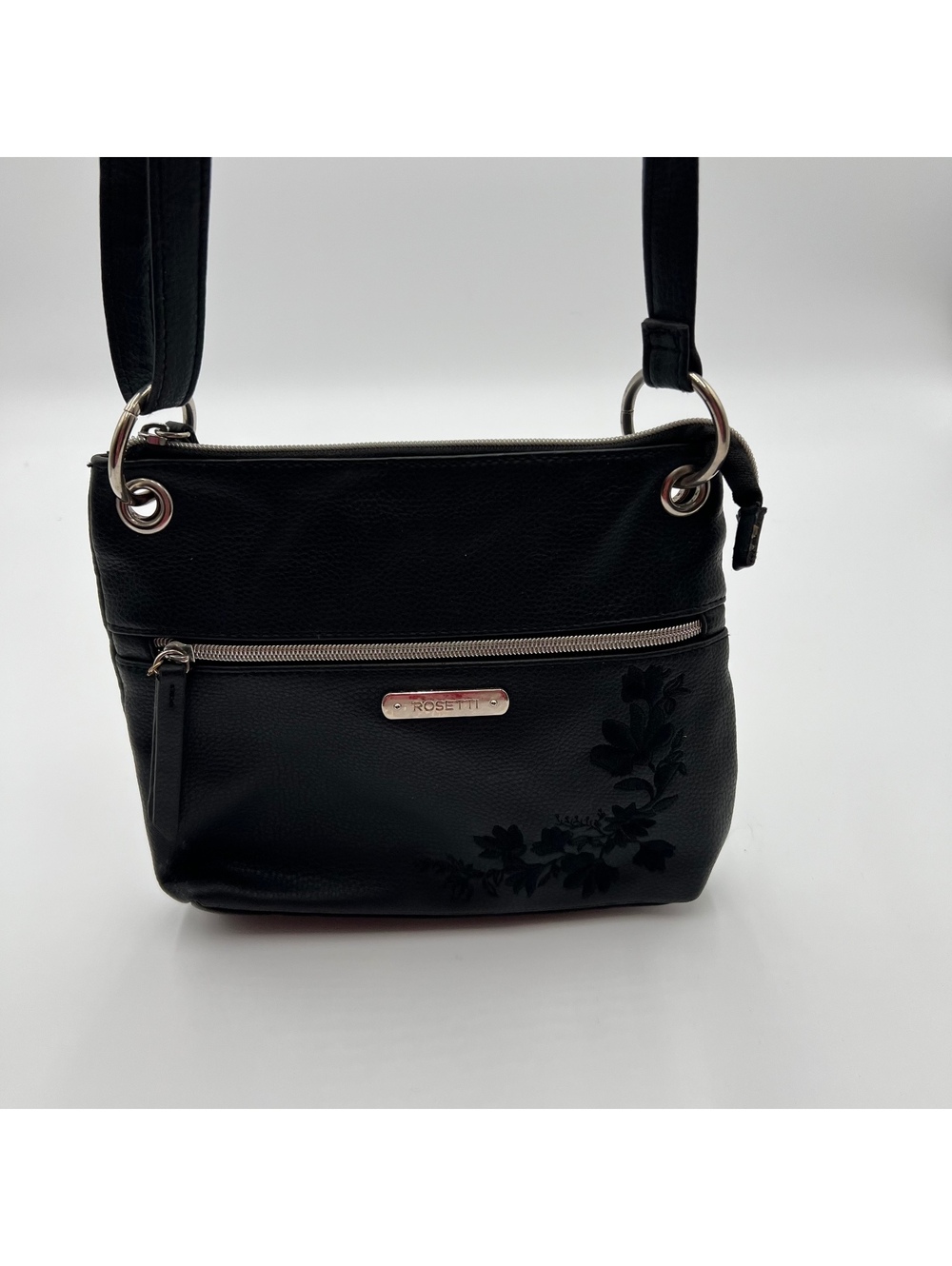 Rosetti Black pebbled Cross body (SKU-0474)